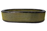 Air Filter Element - Oval - 21.09 in L x 12.09 in W - 4 in Tall - Wire Mesh Included - Paper - Gray - Universal - Each thumbnail 1