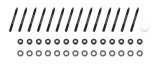 Main Stud Kit - Patriot Series - 12 Point Nuts - Chromoly - Black Oxide - BMW Inline-6 - Kit thumbnail 1