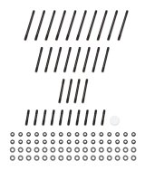 Cylinder Head Stud Kit - 12 Point Nuts - Chromoly - Black Oxide - Big Block Chevy - Brodix Heads - Kit thumbnail 1