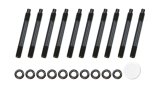 Main Stud Kit - Patriot Series - Hex Nuts - 2-Bolt Mains - Chromoly - Black Oxide - Big Block Chevy - Kit thumbnail 1