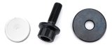 Harmonic Balancer Bolt - 1/2-20 in Thread - 1.550 in Long - 13/16 in 12 point Head - Washer Included - Steel - Black Oxide - Big Block Chevy - Each thumbnail 1