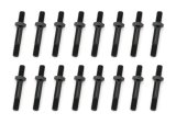 Rocker Arm Stud - 7/16-14 in Base Thread - 7/16-20 in Top Thread - 2.350 in Long - Steel - Black Oxide - Big Block Chevy - Set of 16 thumbnail 1