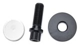 Harmonic Balancer Bolt - 5/8-18 in Thread - 1.800 in Long - 5/8 in 12 point Head - Washer Included - Steel - Black Oxide - Small Block Ford - Each thumbnail 1