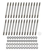 Cylinder Head Stud Kit - Custom Age - 12 Point Nuts - Steel - Black Oxide - Dodge Cummins - Kit thumbnail 1
