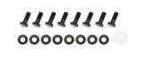 Flywheel Bolt Kit - 12 mm x 1.25 Thread - 1.250 in Long - 12 Point Head - Steel - Black Oxide - Dodge Cummins - Set of 8 thumbnail 1