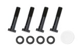 Harmonic Balancer Bolt - 12 mm x 1.25 Thread - 2.625 in Long - 3/4 in 12 point Head - Washers Included - Steel - Black Oxide - Ford PowerStroke - Set of 4 thumbnail 1