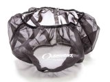 Air Filter Wrap - Pre Filter - Round - 14 in Diameter - 6 in Tall - Outerwears Logo - Polyester - Black - Each thumbnail 1
