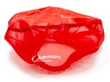 Air Filter Wrap - Pre Filter - Round - 14 in Diameter - 6 in Tall - Top - Outerwears Logo - Polyester - Red - Each thumbnail 1