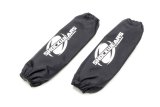 Shock Cover - Shockwears - 10 in Long - 3.500 in OD - Elastic Ends - Hook and Loop Closure - Polyester - Black - Pair thumbnail 1