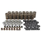 Valve Spring Kit - Dual Spring - 392 lb/in Spring Rate - 1.020 in Coil Bind - 1.304 in OD - Chromoly Retainer / Locks / Viton Seal / Steel Seat - GM LS-Series - Kit thumbnail 1