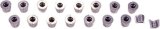 Valve Lock - 8 Degree - 5/16 in Valve Stem - Standard Height - Titanium - Natural - Set of 16 thumbnail 1