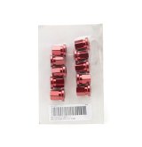 Nut - 3/8-16 in Thread - Aluminum - Red Anodized - Quick Change Gear Covers - Set of 10 thumbnail 1