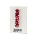Nut - 3/8-16 in Thread - Aluminum - Red Anodized - Quick Change Gear Covers - Set of 6 thumbnail 1