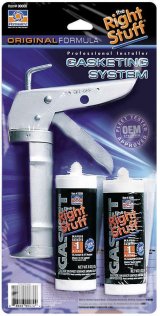 Sealant - The Right Stuff - Silicone - Two 5 oz Cartridges - Caulk Gun - Kit thumbnail 1