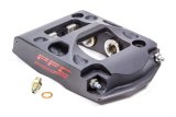 Brake Caliper - ZR24 - Driver Side - Leading - 4 Piston - Aluminum - Black Anodized - 12.716 in OD x 1.250 in Thick Rotor - 4.75 in Radial Mount - Each thumbnail 1