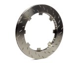 Brake Rotor - V3 - Driver Side - Slotted - 11.750 in OD - 0.810 in Thick - Snap Ring Attachment - Steel - Natural - Each thumbnail 1