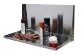 Tool Tray - Flip Down - 30 x 3 x 16 in - Aluminum - Natural - Each thumbnail 1
