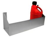 Utility Jug Rack - 3 Bay - 34.5 x 13 x 12 in - Aluminum - Natural - Each thumbnail 1