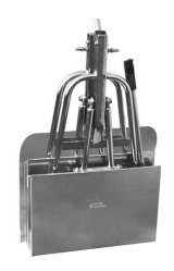 Floor Jack Mount - Wall Mount - 1-Piece - 27.688 x 17.5 x 6 in - Aluminum - Natural - Each thumbnail 1