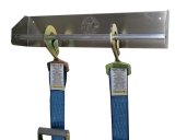 Tie Down Hanger - Wall Mount - 18 x 3.25 in - Aluminum - Natural - Each thumbnail 1