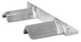 Tool Box Chock - Floor Mount - Aluminum - Natural - Pair thumbnail 1