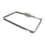Trash Bag Holder - Junior - Wall Mount - 10.75 x 10 in - Aluminum - Natural - Kitchen Bags - Each thumbnail 1