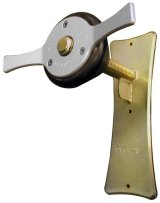 Spare Tire Holder - Wall Mount - Spin On - 4.75 x 9 x 13.75 in - Steel - Cadmium - Each thumbnail 1