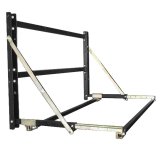 Tire Rack - Wall Mount - Adjustable - 48 in Wide - Aluminum / Steel - Black Powder Coat / Natural - Each thumbnail 1
