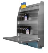 Trailer Cabinet - 25 x 32 x 6.75 in - Aluminum - Natural - Each thumbnail 1