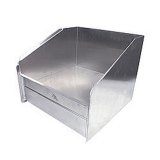 Helmet Shelf - 1 Bay - 14.25 x 12 x 15 in - Aluminum - Natural - Each thumbnail 1