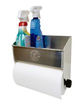 Utility Shelf - Universal - 13.5 in Long - 5.75 in Wide - Paper Towel Holder - Aluminum - Natural - Each thumbnail 1