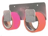 Tape Hanger - Wall Mount - 2 Roll Capacity - 3.5 x 10.25 x 2.5 in - Aluminum - Natural - Each thumbnail 1