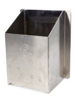 Fire Extinguisher Holder - Floor / Wall Mount - 11 x 7.5 x 4.75 in - Aluminum - Natural - 10 Lb Fire Extinguishers - Each thumbnail 1