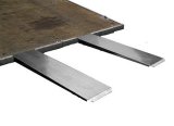 Trailer Ramp - 4 in Lift Height - 36 in Long - 14 in Wide - 6 Degree Incline - Aluminum - Natural - Pair thumbnail 1