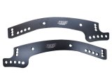 Four Link Bracket - Chassis Bracket - Passenger Side - Double Slot - Aluminum - Black Powder Coat - XR1 Rocket Chassis - Pair thumbnail 1