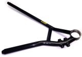 Control Arm - Tubular - Passenger Side - 3/4 in Rod End Style - Lower - 19 in Long - Screw-In Ball Joint - 1-5/8 in Drop - Steel - Black Powder Coat - Mastersbilt GEN-X - Each thumbnail 1