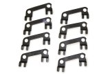Pushrod Guide Plate - 5/16 in Pushrod - Raised - Steel - Black Oxide - Ford Cleveland / Modified - Set of 8 thumbnail 1