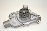 Water Pump - Mechanical - High Performance - 5/8 in Pilot - Short Design - Aluminum - Natural - Small Block Chevy - Each thumbnail 1