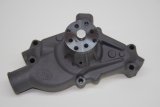 Water Pump - Mechanical - High Performance - 3/4 in Pilot - Short Design - Revised Impeller Entry - Aluminum - Black Ceramic - Small Block Chevy - Each thumbnail 1