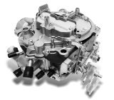 Carburetor - 4-Barrel - 800 CFM - Spread Bore - Electric Choke - Air Valve Secondary - Single Inlet - Aluminum - Natural - Each thumbnail 1