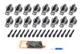Rocker Arm - Platinum Pro Series - 8 mm Pedestal Mount - 1.70 Ratio - Full Roller - Stainless - Polished - LS1 / LS2 / LS6 - GM LS-Series - Set of 16 thumbnail 1
