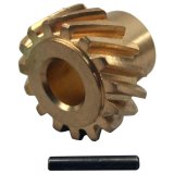 Distributor Gear - 0.467 in Shaft - Standard Rotation - Bronze - Natural - Small Block Ford - Each thumbnail 1