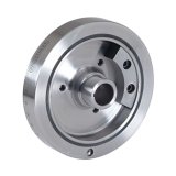 Harmonic Balancer - Pro Street - 8.0 in OD - Iron - Natural - External Balance - Small Block Chevy - Each thumbnail 1