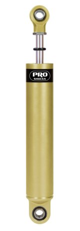 Shock - A Series - Twintube - 12.50 in Compressed / 19.50 in Extended - 2.00 in OD - C4-R6 Valve - Smooth Aluminum - Gold Anodized - Each thumbnail 1
