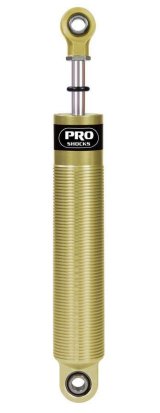 Shock - AC Series - Twintube - 12.50 in Compressed / 19.50 in Extended - 2.00 in OD - C5-R5 Valve - Threaded Aluminum - Gold Anodized - Each thumbnail 1