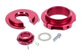 Coil-Over Kit - 2.5 in ID Spring - 2 in Shock - Flat Spring Seats - Aluminum - Red Anodized - ACF Series Shocks - Kit thumbnail 1
