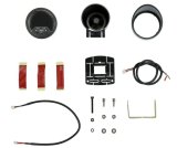 Voltmeter - EVO Premium - 8-18V - Electric - Digital - 2-1/16 in Diameter - Black Face - Blue / Green / Red / White LED - Each thumbnail 1
