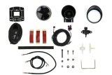 Boost / Vacuum Gauge - JDM - -30 in HG-35 psi - Electric - Analog / Digital - 2-1/16 in Diameter - Black Face - Blue / Red / White LED - Each thumbnail 1