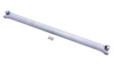 Drive Shaft - 52.5 in Long - 3 in OD - 1310 U-Joints - Steel - White Paint - Universal - Each thumbnail 1