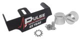 Helmet Tear Off Ramp - Adjustable - Silver Aluminum Post Included - Black - Each thumbnail 1